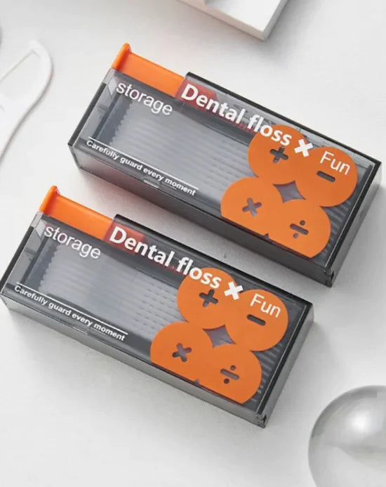 Caja de almacenamiento de hilo dental fácil de transportar