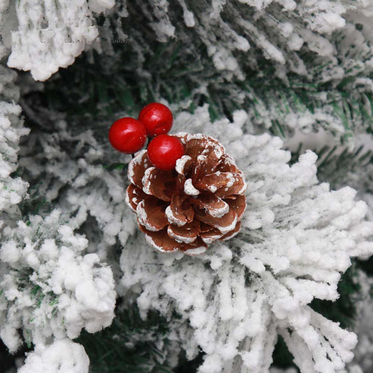 Snowy artificial pine - in several types - 150 cm-1